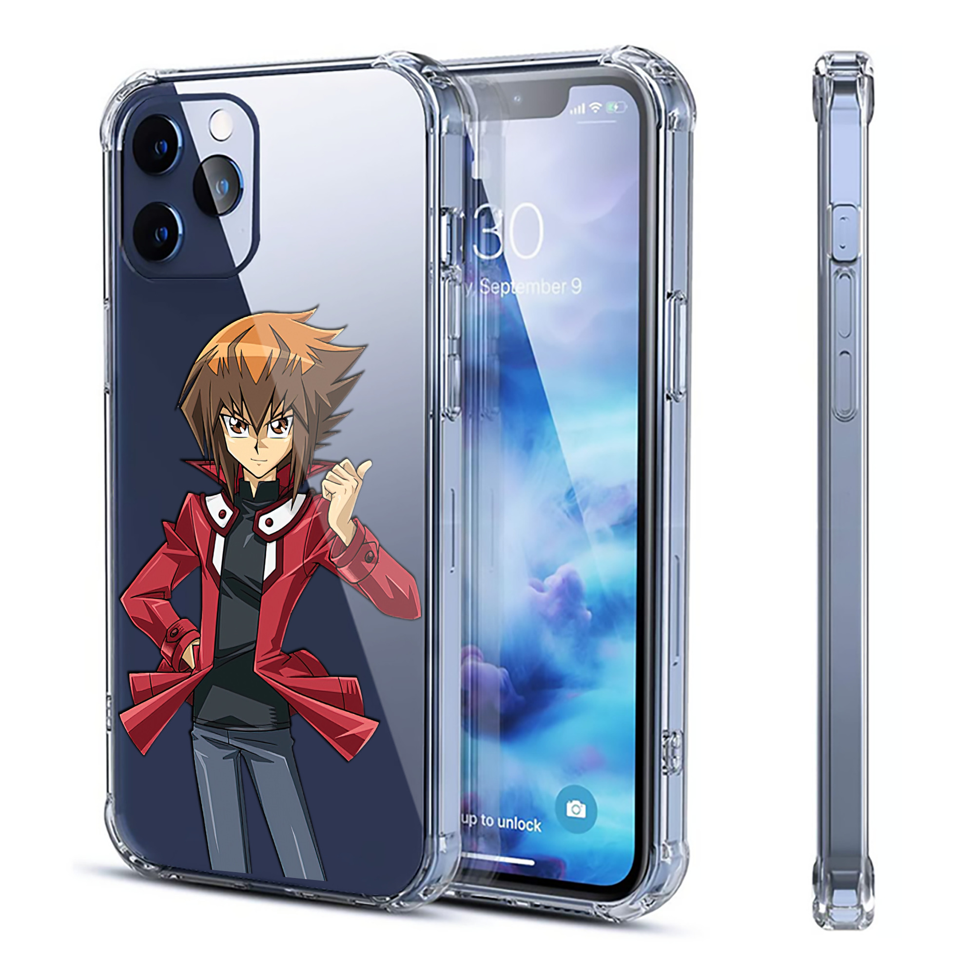 （画像用） 遊☆戯☆王 Yu-Gi-Oh! 【iPhone 12シリーズ対応】透明スマホケース（クリアソフトケース）